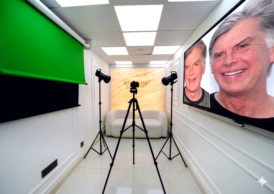 Digital Smile Design photography studio for in-house case planning